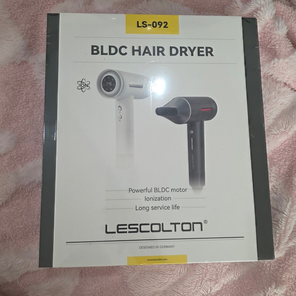 Lescolton LS-092 BLDC Hair Dryer Iron Gray Professional Ionic High Speed 1400W
